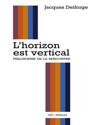cover image of L'horizon est vertical
